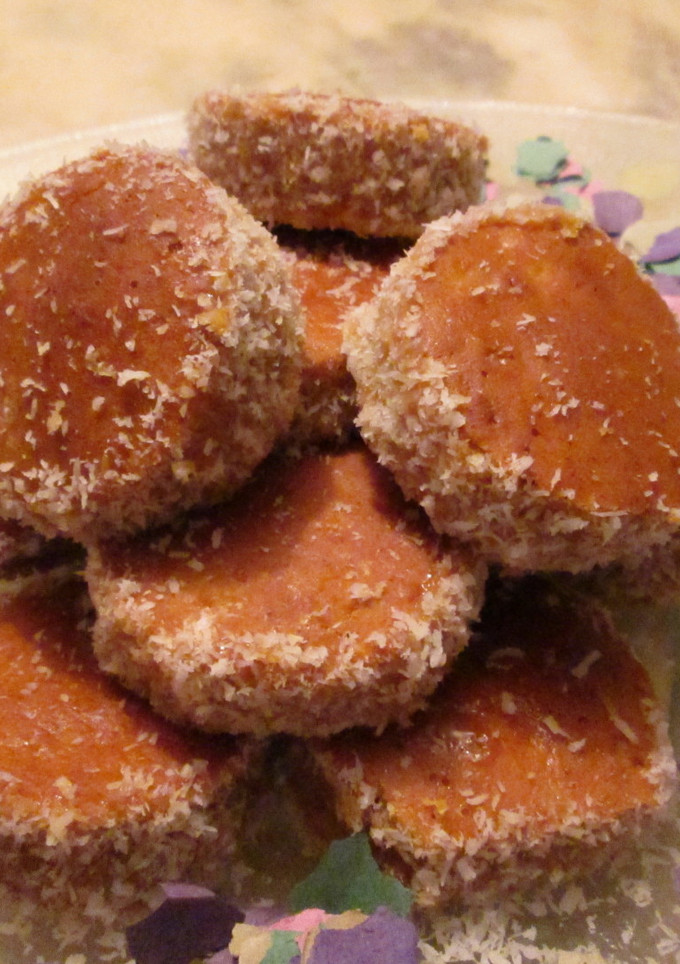 Una foto de Alfajores de bizcochuelo