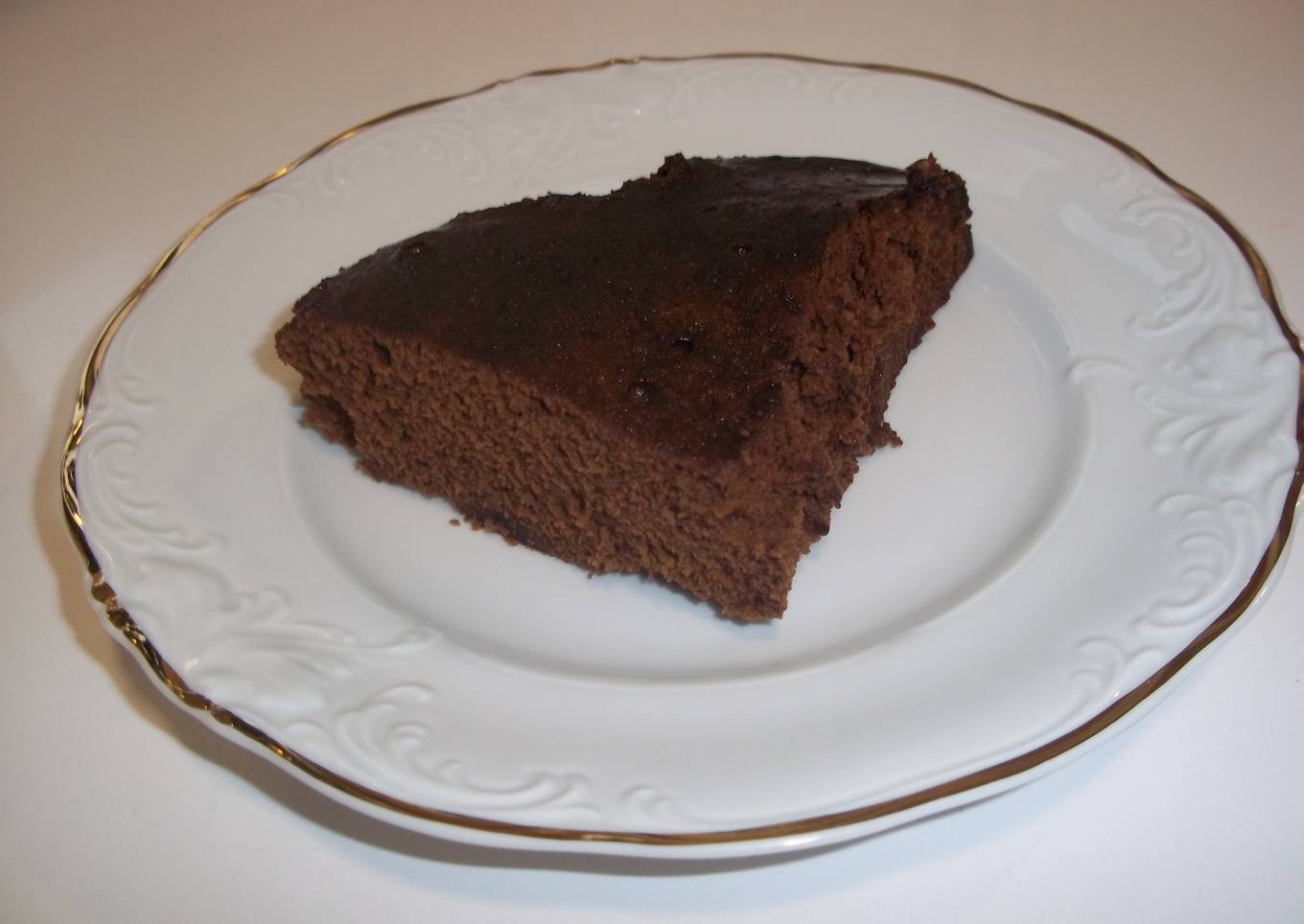 Tarta de chocolate en polvo con microhondas