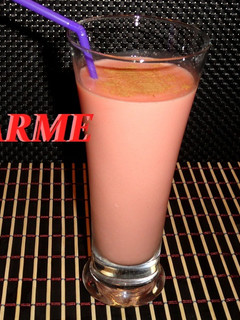 Una foto de Batido de sandía a la canela