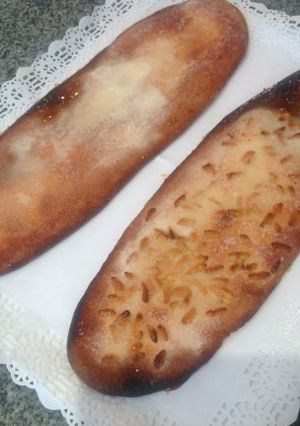 Una foto de Coca de vidre con anís