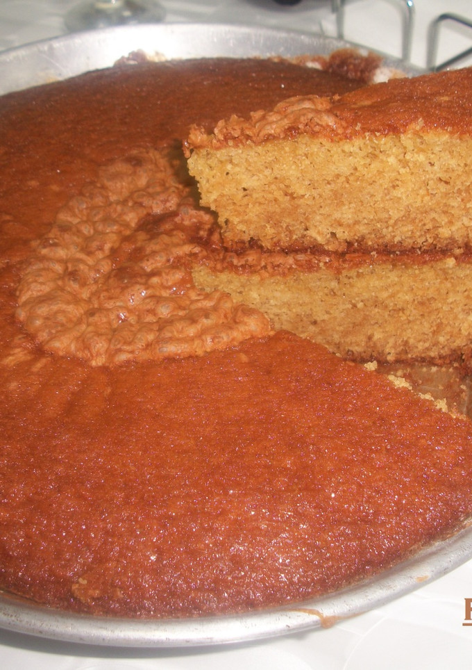 Una foto de Bizcocho gigante de naranja a la canela