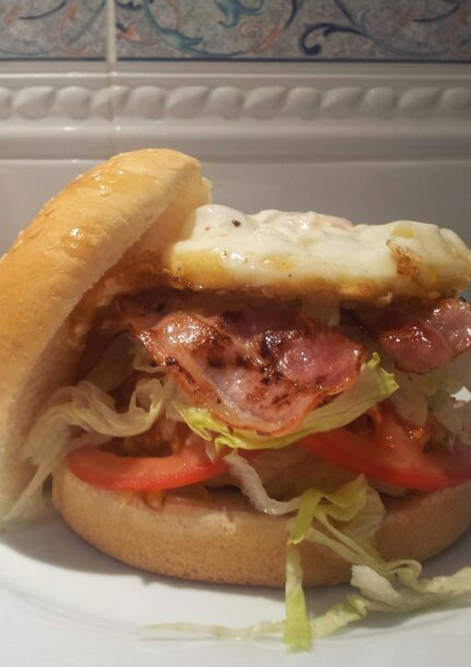 Una foto de Hamburguesa completa