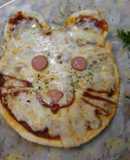 Pizza a la sartén para niños