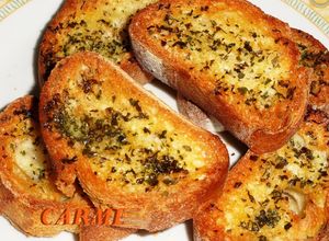 Foto principal de Pan tostado con ajo y perejil