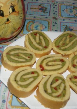 Una foto de Arrolladitos festivos de verdura