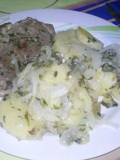 Una foto de Ensalada de papas