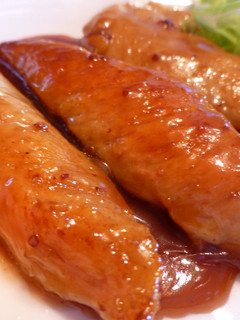 Una foto de Solomillos de pollo a la naranja