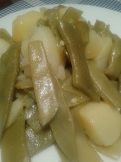 Una foto de Judías verdes con patatas