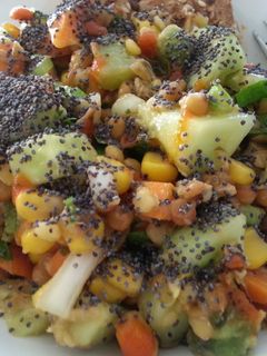 Una foto de Ensalada otoñal