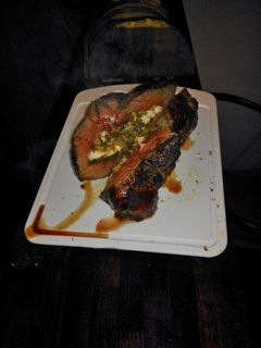 Una foto de Asado a la parrilla de tortuguita rellena 