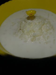 Una foto de Arroz con leche de soja