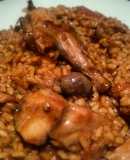 Arroz meloso de conejo