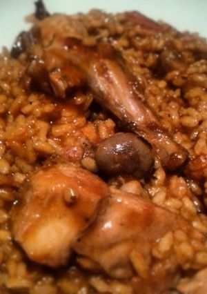 Una foto de Arroz meloso de conejo