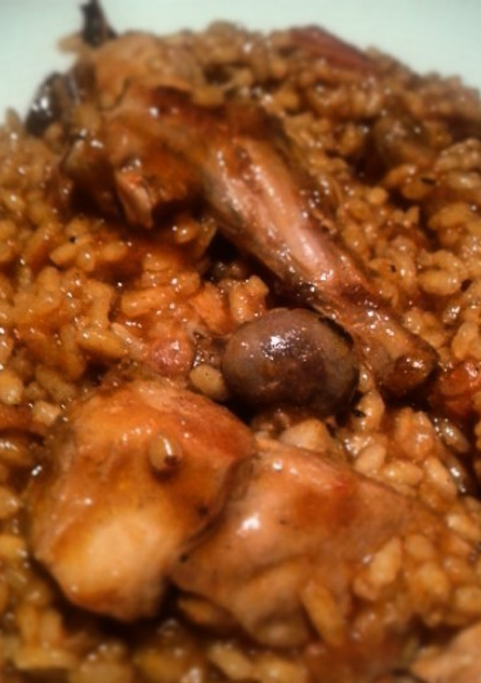 Una foto de Arroz meloso de conejo