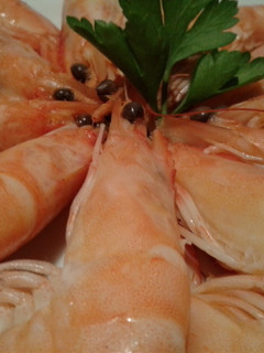 Una foto de Gambas cocidas caseras