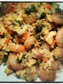 Una foto de Arroz chino español
