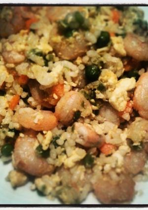 Una foto de Arroz chino español