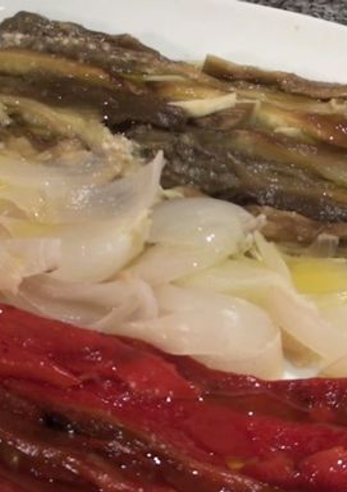 Una foto de Escalibada de verduras
