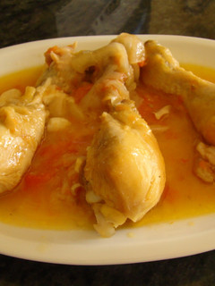 Una foto de Muslos de pollo con guindilla