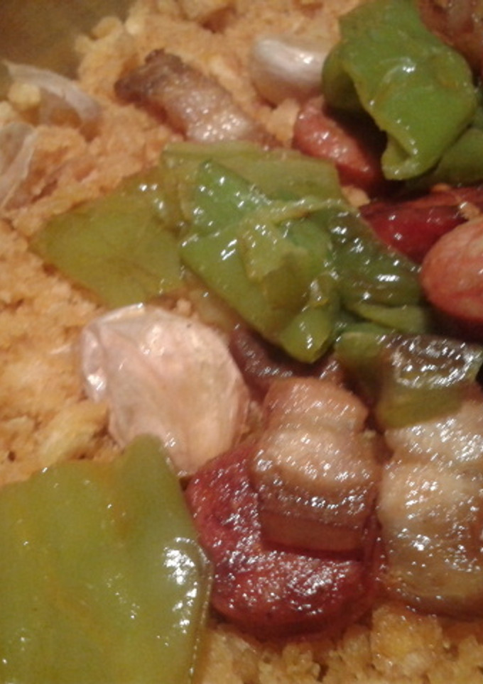 Una foto de Migas de pan de pastor