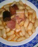 Fabada en olla expres
