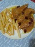 Solomillos de pollo al Pedro Ximenez