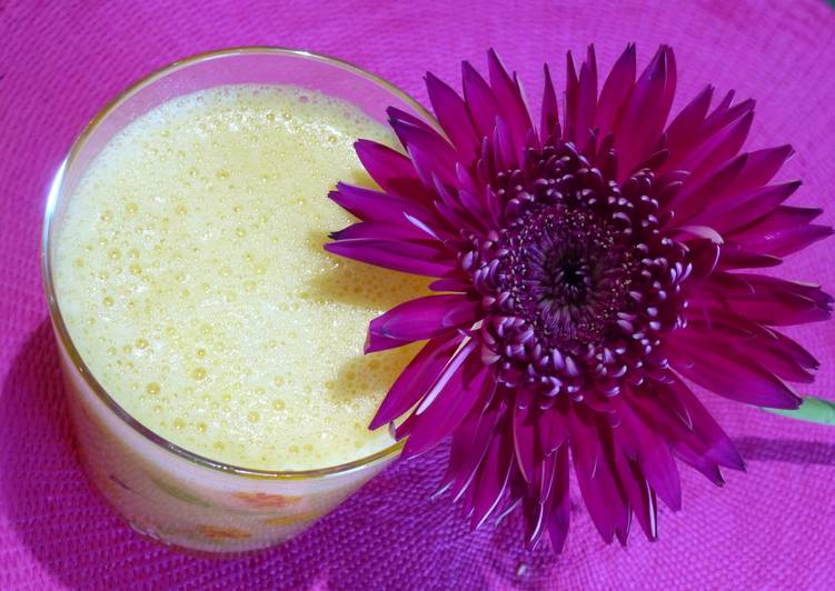 Zumo de melón, pera y naranja