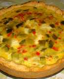 Tarta de zapallitos verdes