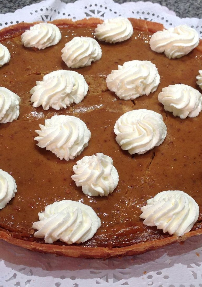Una foto de Tarta de calabaza o pumpkin pie