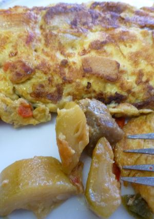 Una foto de Tortilla de veduritas