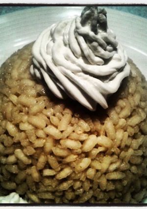 Una foto de Arroz rellena de espinaca y queso cremoso