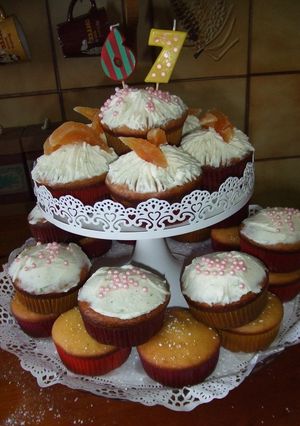 Una foto de Tarta de mantecadas caseras