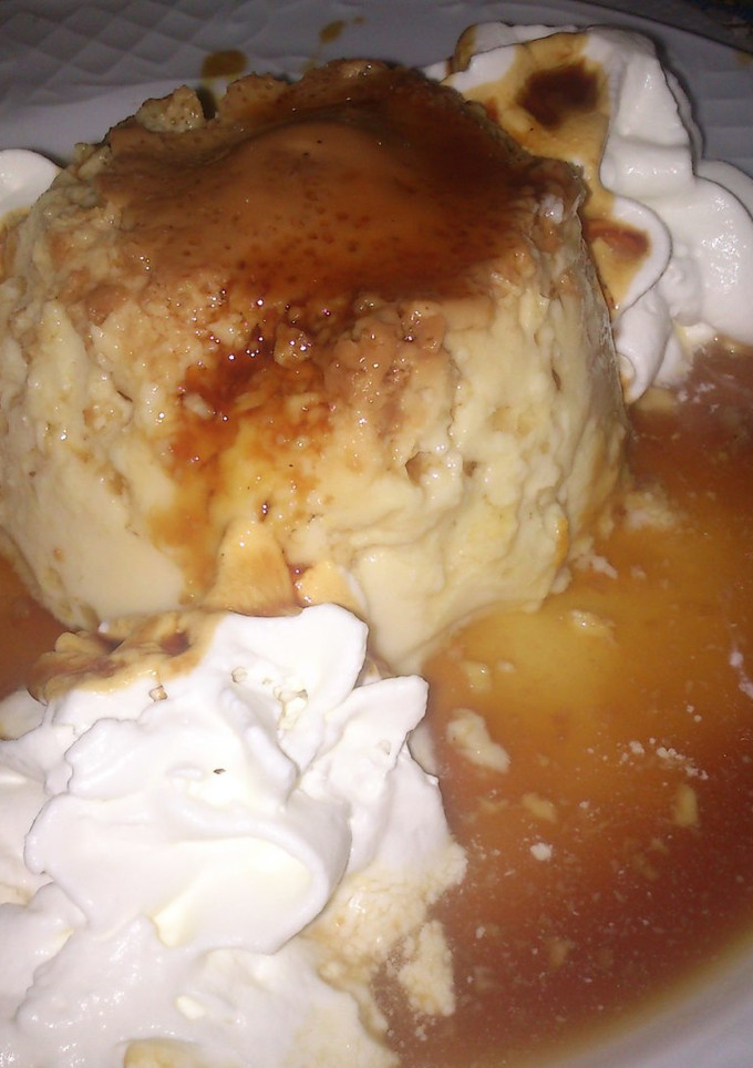 Una foto de Flan de naranjas o mandarinas casero