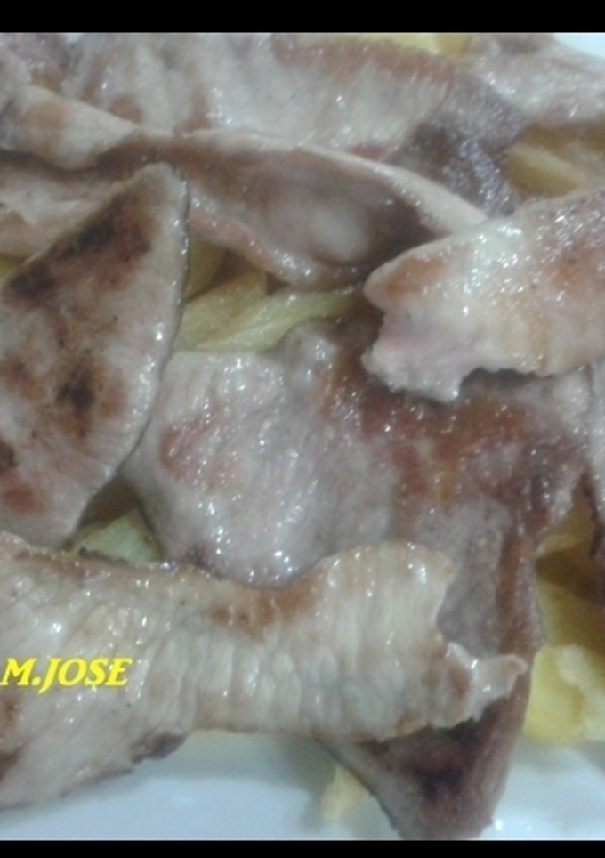 Una foto de Presa ibérica a la plancha