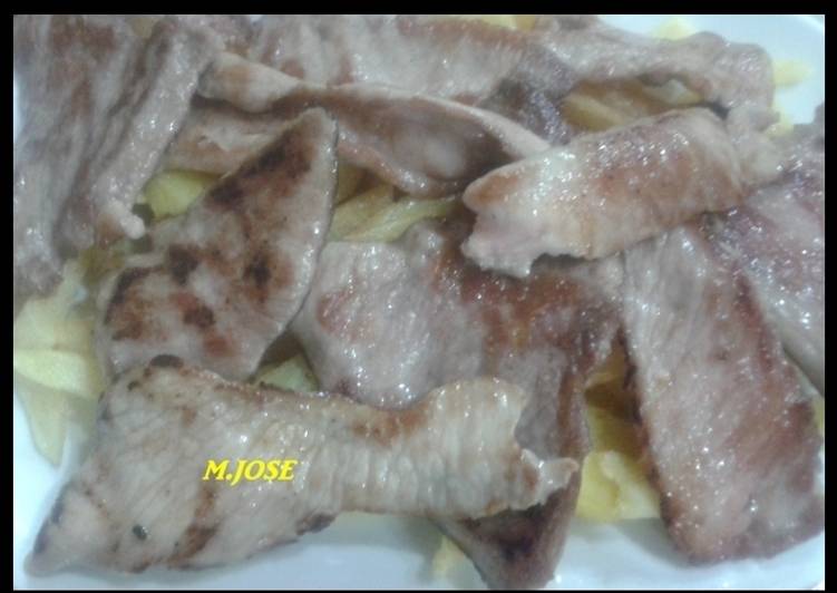 Presa ibérica a la plancha