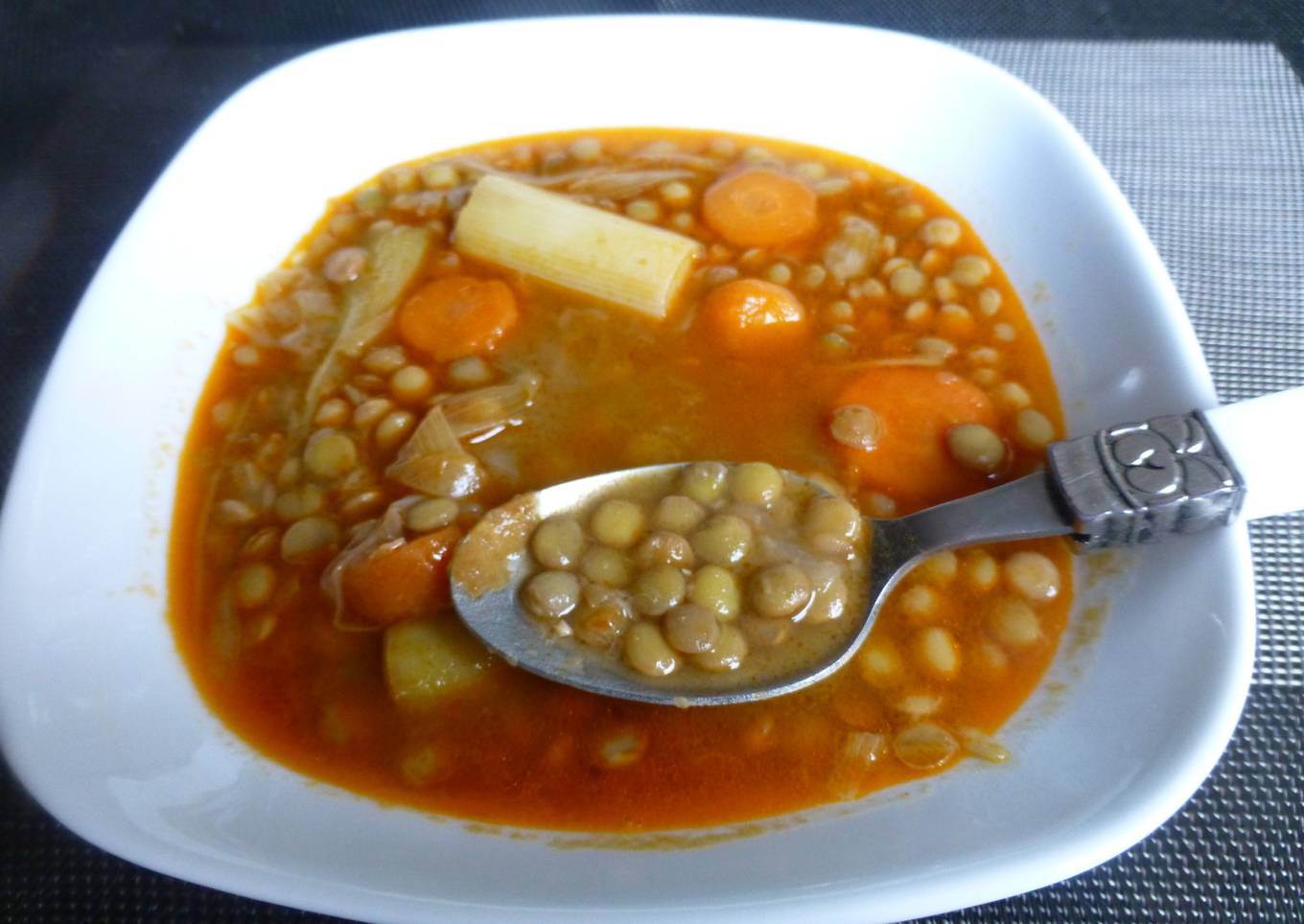 Lentejas con verdurita<br />