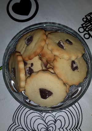 Una foto de Galletas rápidas con chocolate