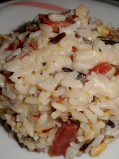 Una foto de Arroz cremoso con jamón serrano