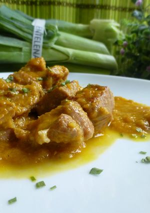 Una foto de Menestra de carne de pavo