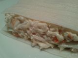 Lasaña fría de delicias de mar