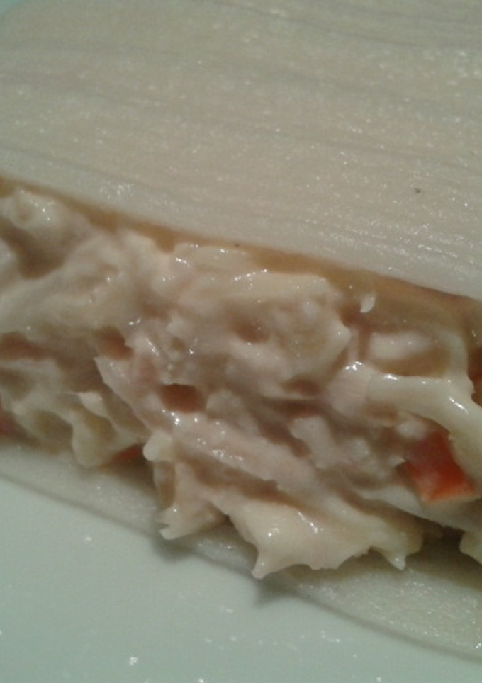 Una foto de Lasaña fría de delicias de mar
