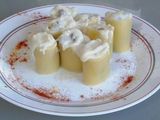 Paccheri con bechamel de setas