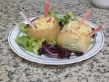 Revoltillo de surimi