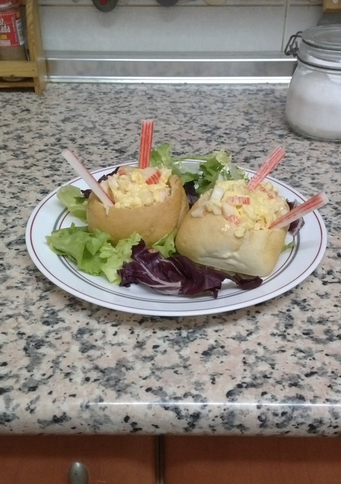 Una foto de Revoltillo de surimi