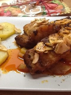 Una foto de Bacalao a la leonesa