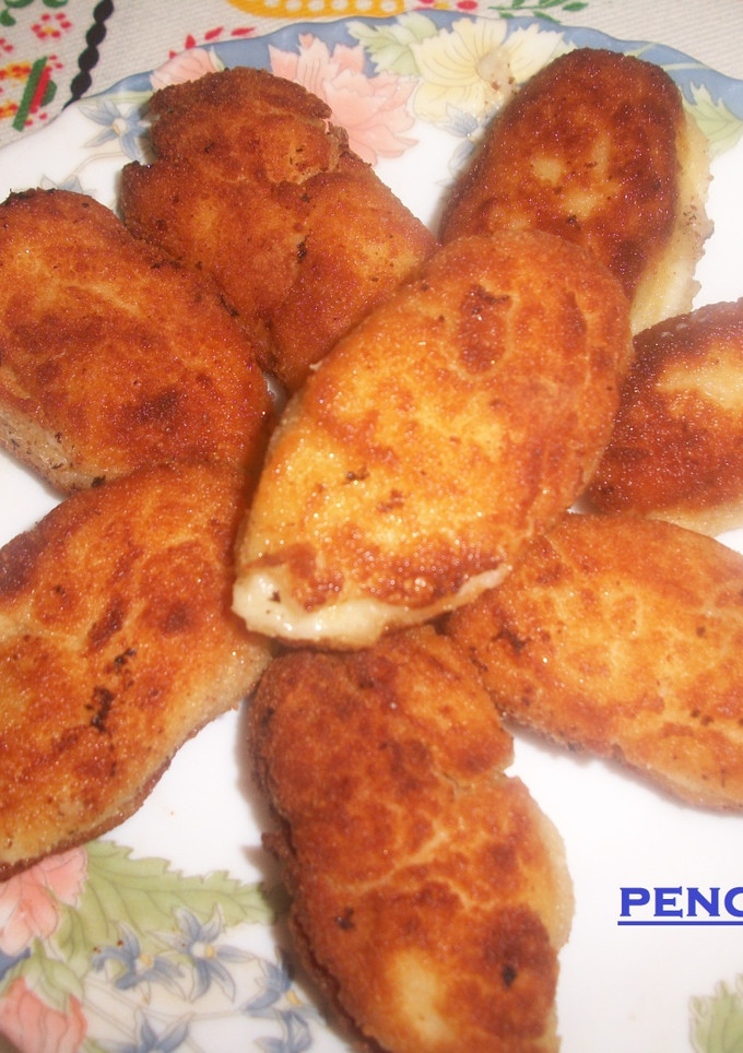 Una foto de Croquetas con corazón de mejillones