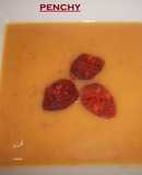 Crema de puerros con chorizo ibérico