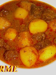 Una foto de Patatas guisadas con carne de ternera