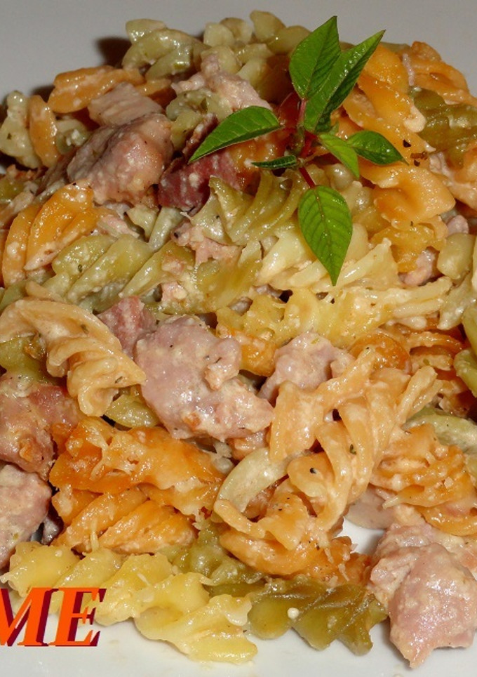 Una foto de Pasta deliciosa al queso de Mahón