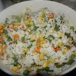 Ensalada de arroz a la jardinera